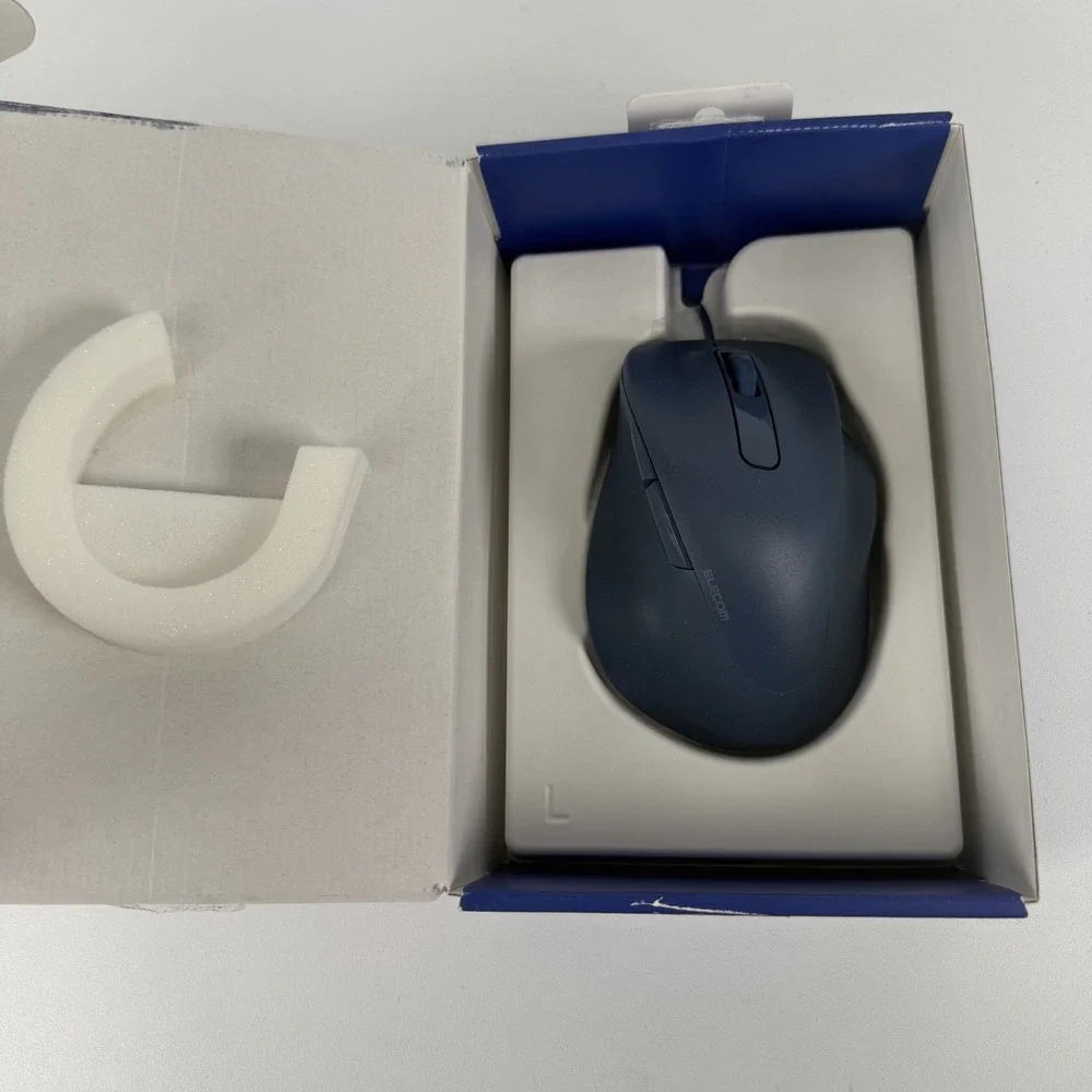 ELECOM Wired Mouse EX-G Quiet Large Size 5‎ Buttons & quotAskDoctors Evaluation